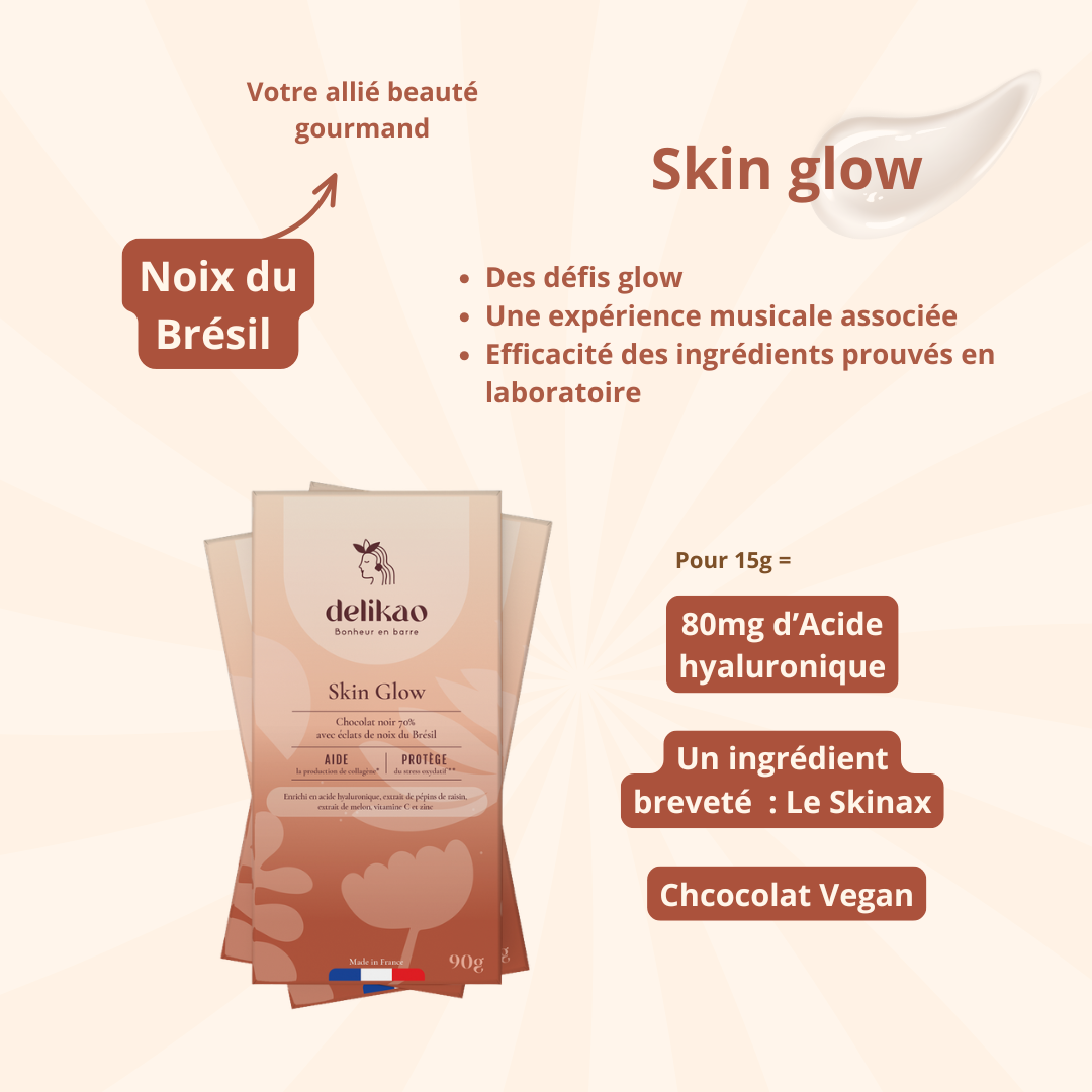 skin glow delikao chocolat beautyfood / Skin Glow Noix du Brésil