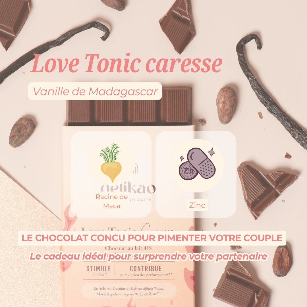 chocolat aphrodisiaque vanille / Love Tonic Caresse