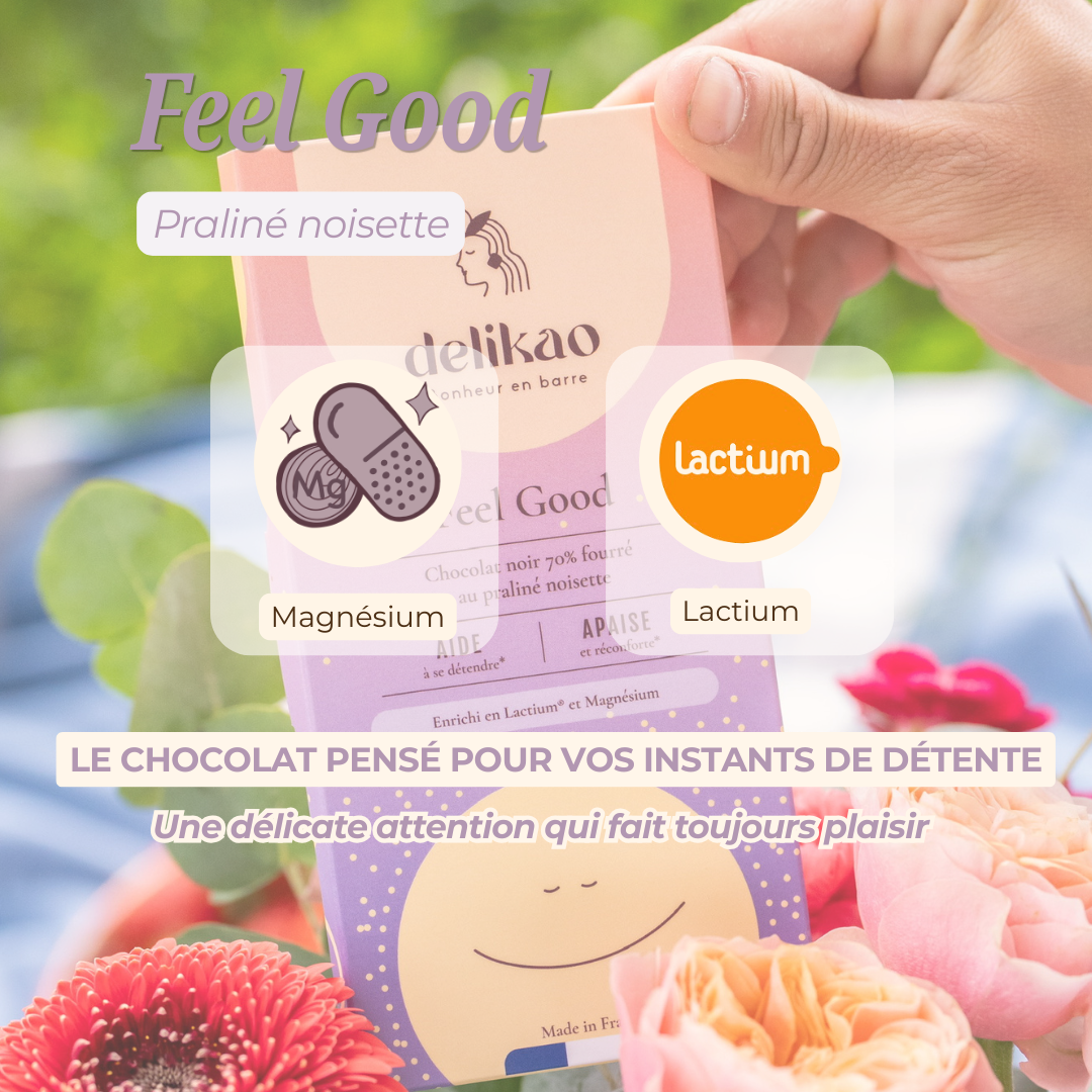 feel good delikao chocolat bien être / Feel Good noisette