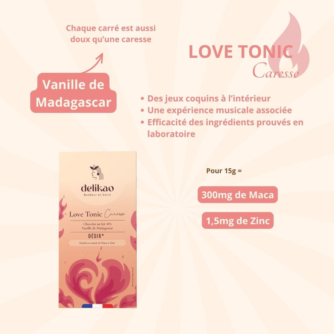 chocolat aphrodisiaque vanille / Love Tonic Caresse