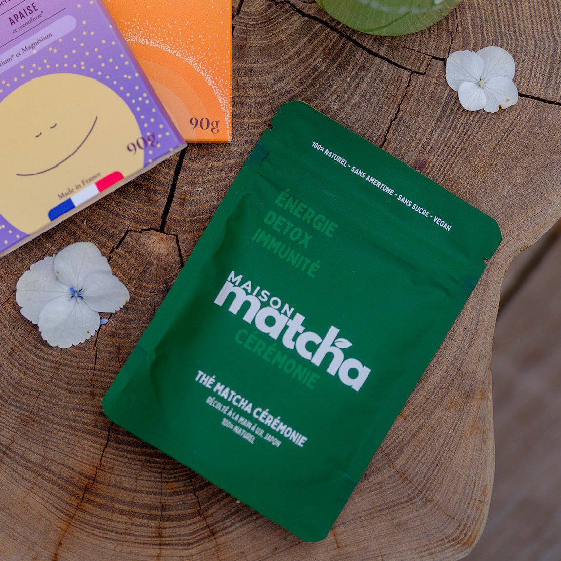 matcha et chocolat coffret cadeau 