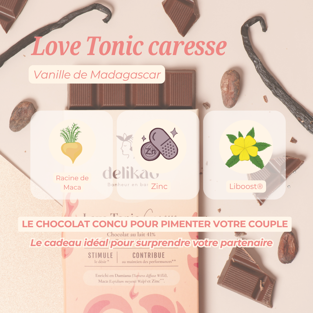 chocolat aphrodisiaque vanille / Love Tonic Caresse